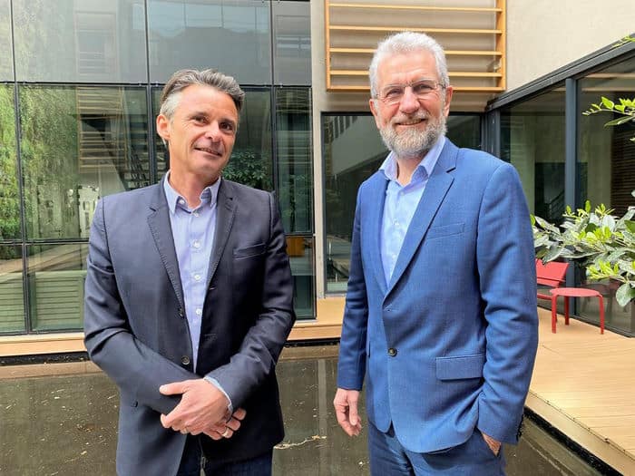 Jérôme Rousselot, Directeur de Cegedim SRH. et Philippe OLERON, Président de Sigma