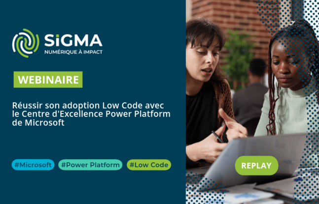 Vignette du replay du webinaire low code : réussir son adoption avec le Centre d'Excellence Power Platform de Microsoft