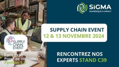 Vignette de Sigma au salon Supply Chain Event